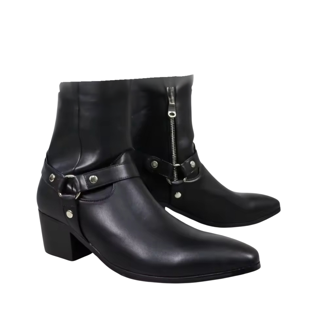 bottes chevalier cowboy noir bottes chevalier cowboy noir