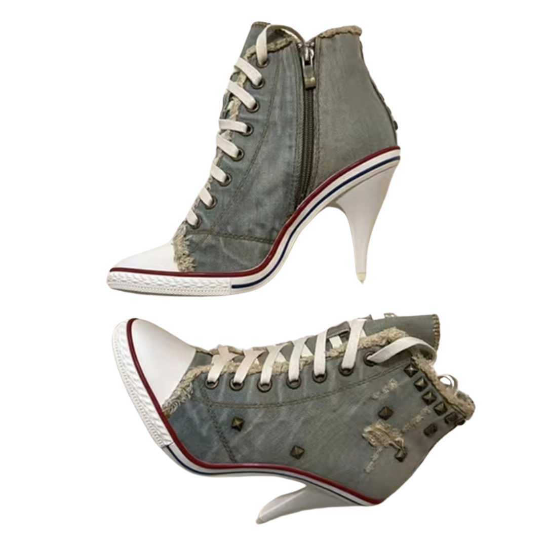 chaussure à rivets jean chaussure à rivets jean