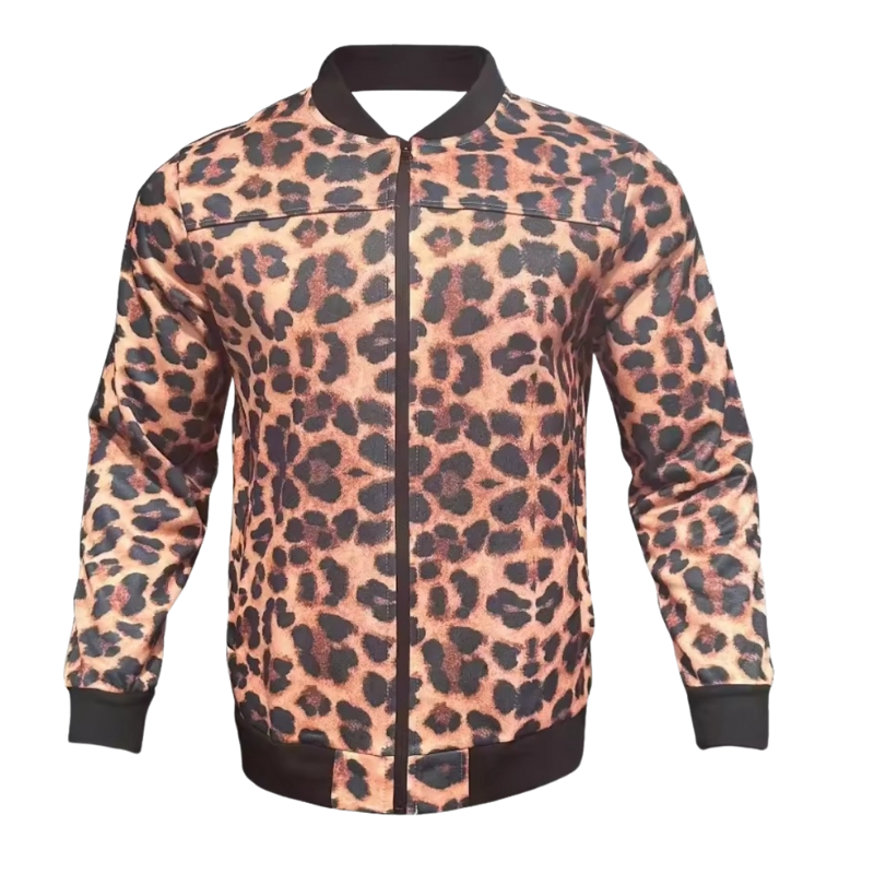 image Habitoichezmoi veste zippée léopard